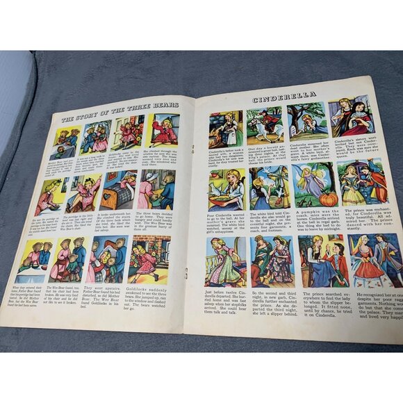 Vintage 1940s Childrens Book "16 Nursery Tales" Illustrated Paperback - Picture 5 of 7